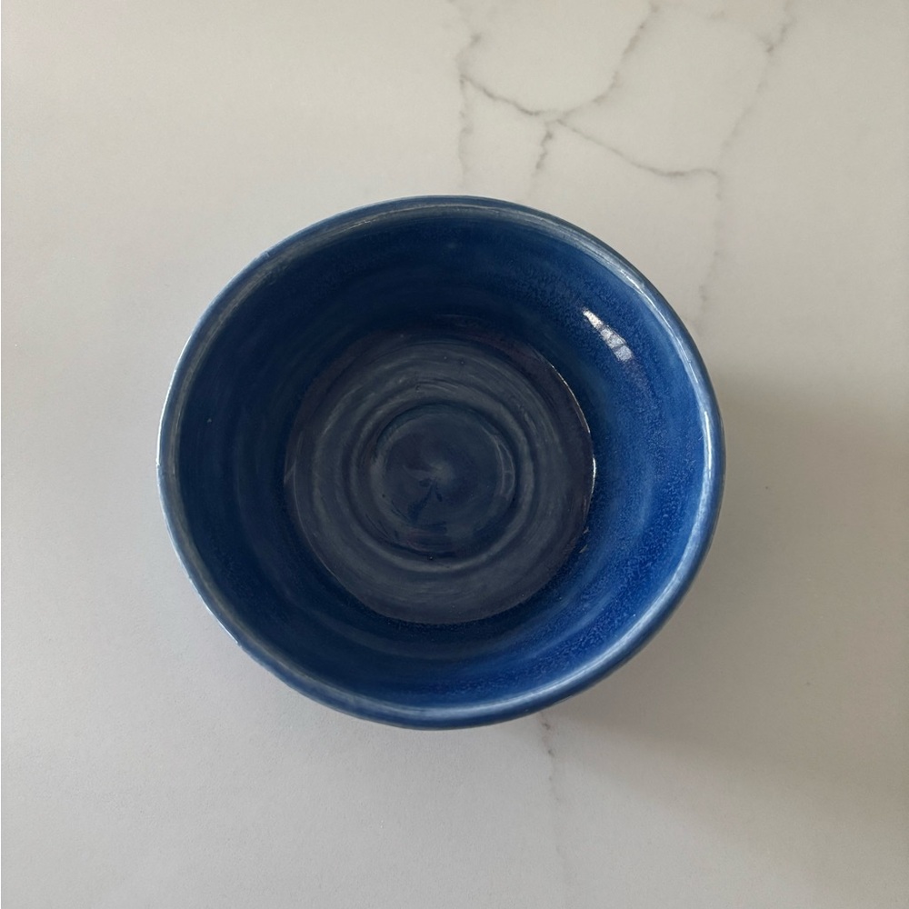 Blue Handmade Jewelry Bowl Decor